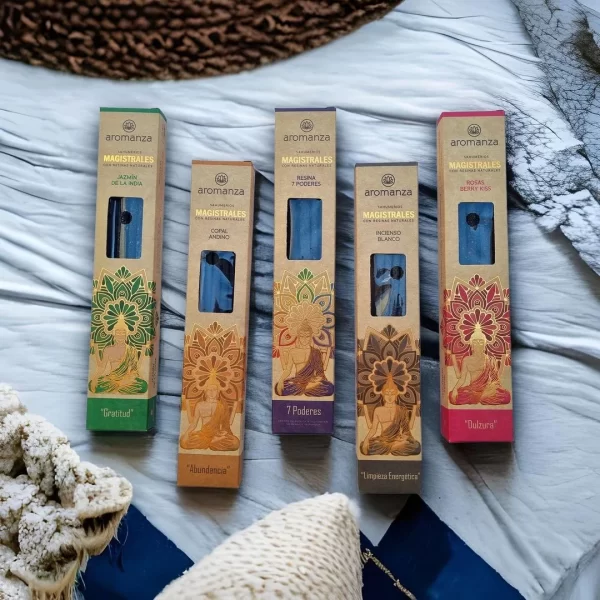 Sahumerios Aromanza (1 hora duración) (caja x 8 unidades) - Imagen 3