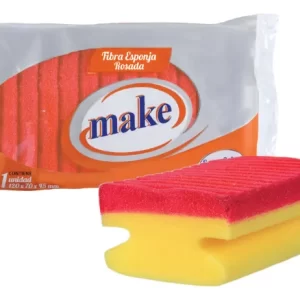 Esponja rosada make baño