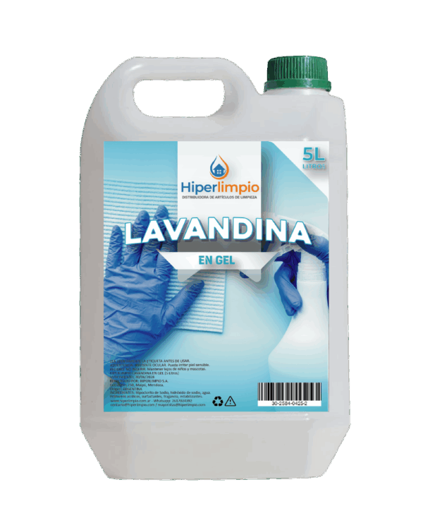Lavandina en gel